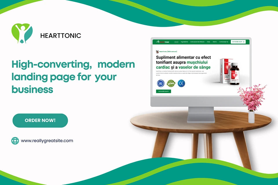 HeartTonic Landing Page